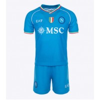 SSC Napoli Replica Home Minikit 2023-24 Short Sleeve (+ pants)